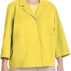 Lafayette 148 NY Bright Yellow Lightweight linen Blazer